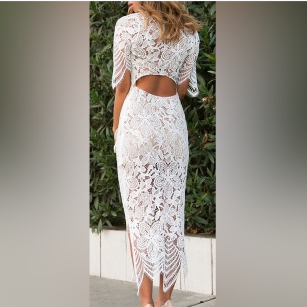 White Lace Dress